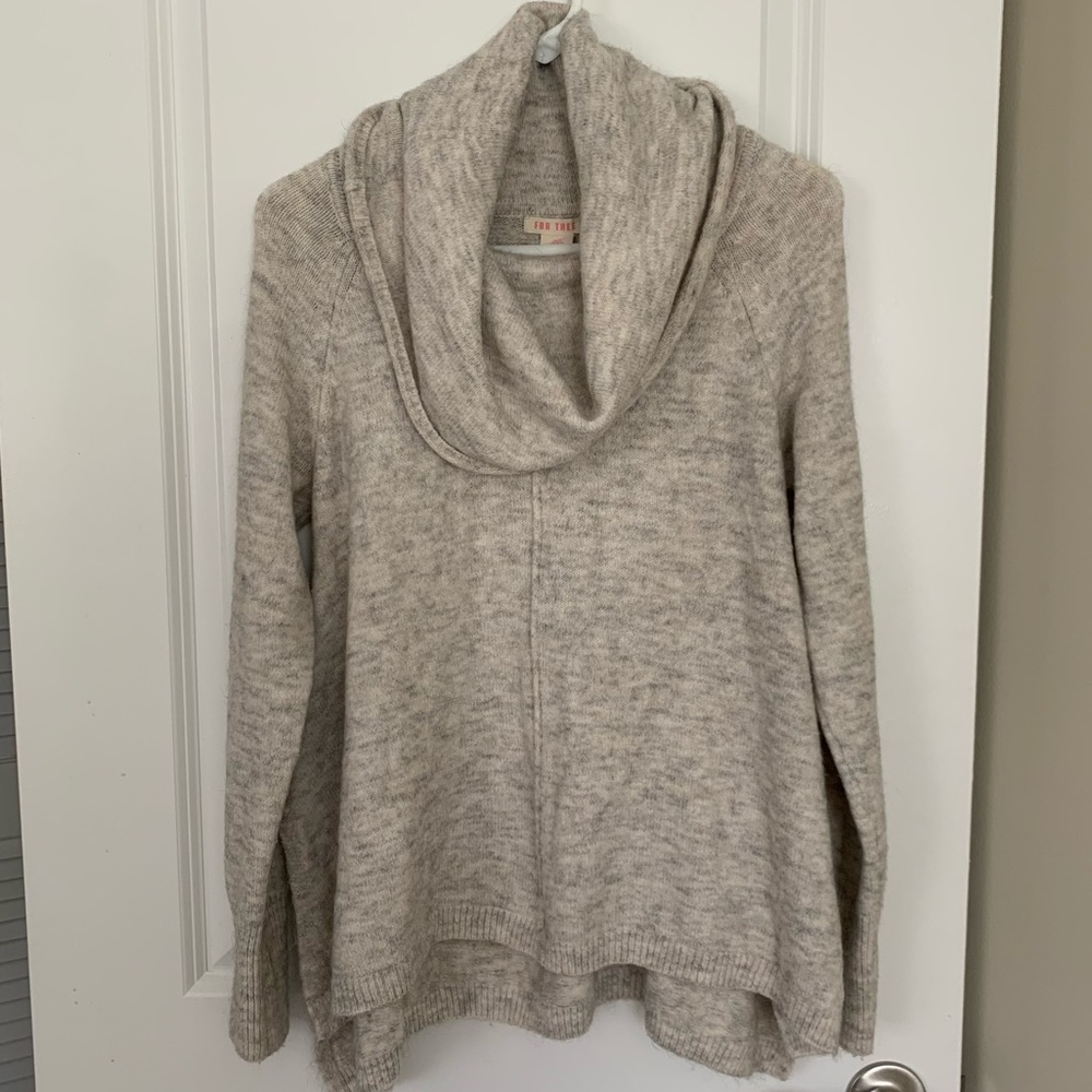 For Thee Women’s Cowl Neck Sweater size: Medium